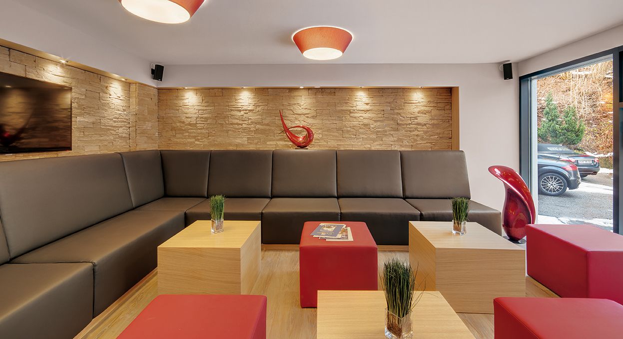 Sala de estar en el lobby