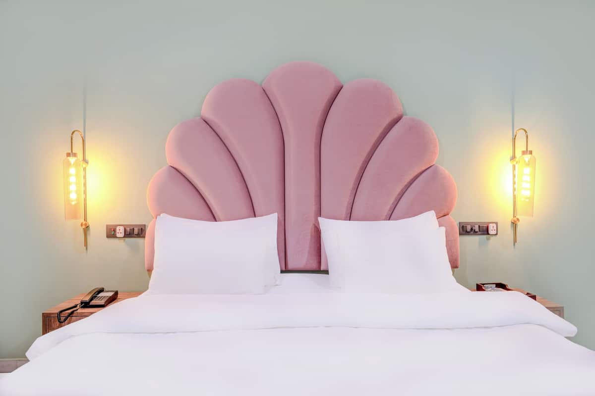 Quarto casal ou duplo superluxo, 1 cama King | 1 quarto, roupas de cama de algodĂŁo egĂpcio, roupas de cama premium