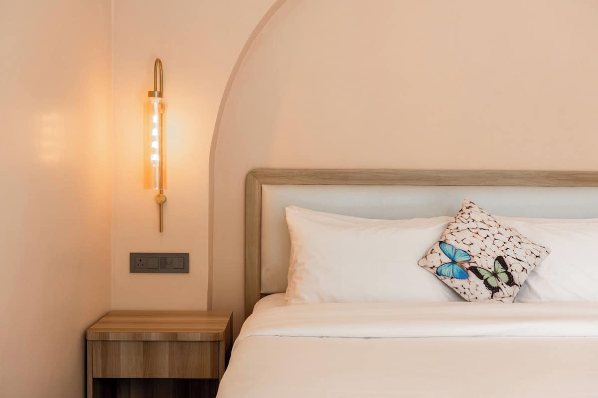 SuĂte estĂșdio superluxo | 1 quarto, roupas de cama de algodĂŁo egĂpcio, roupas de cama premium