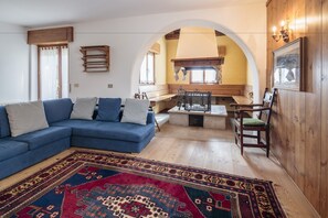 Apartment, Ground Floor | Living room - Chalet Zuel (Cortina d'Ampezzo)