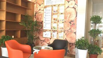 Sala de estar en el lobby