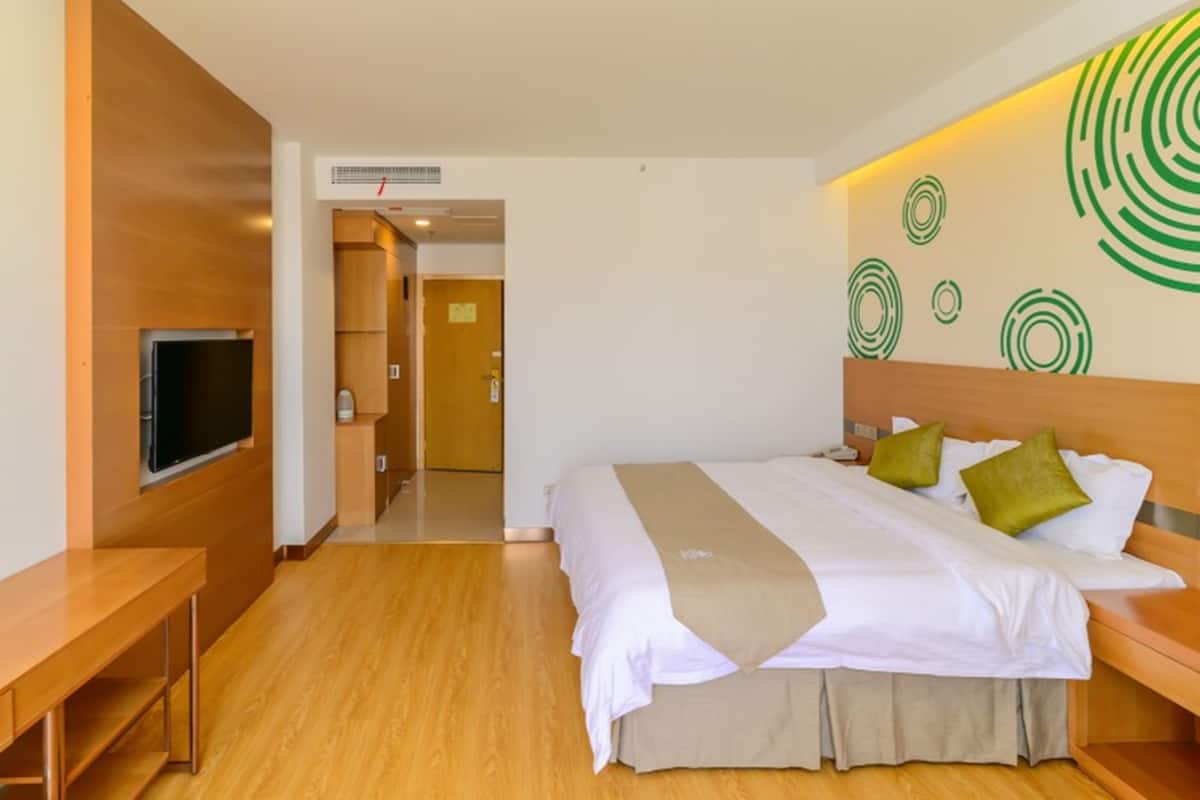 Blackout curtains, iron/ironing board (on request), free WiFi