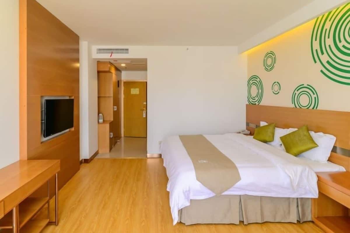 Blackout curtains, iron/ironing board (on request), free WiFi