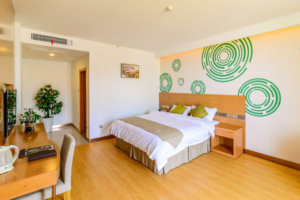 Blackout curtains, iron/ironing board (on request), free WiFi