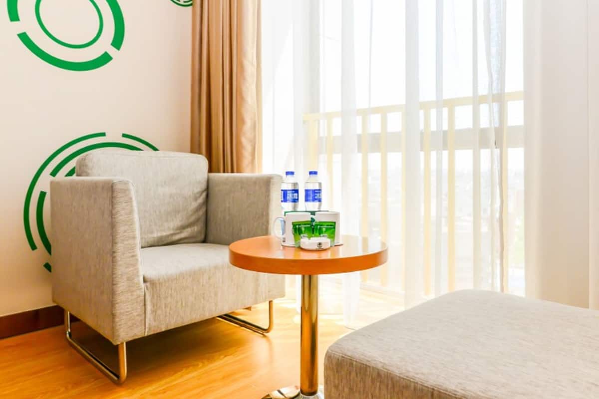 Blackout curtains, iron/ironing board (on request), free WiFi
