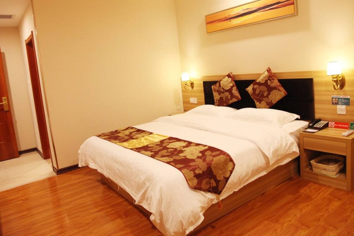 Blackout curtains, iron/ironing board (on request), free WiFi