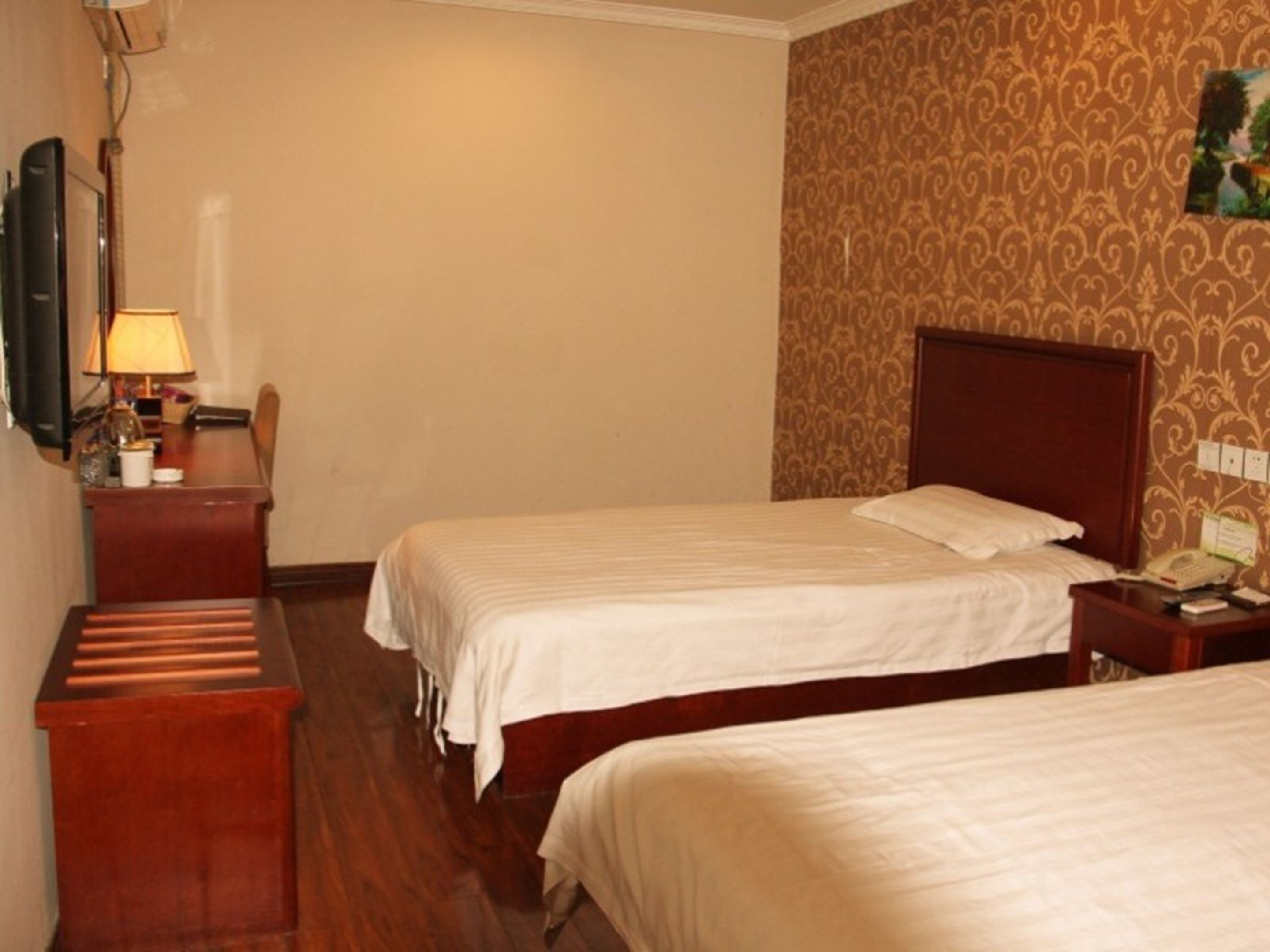 blackout curtains, iron/ironing board, free wifi