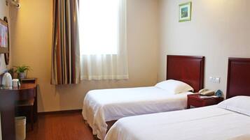 Blackout curtains, iron/ironing board, free WiFi