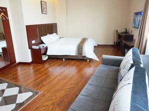 Blackout drapes, iron/ironing board, free WiFi