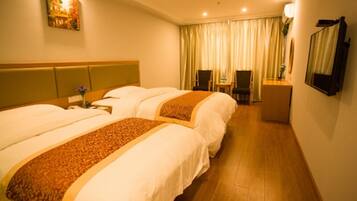In-room safe, blackout curtains, iron/ironing board, free WiFi
