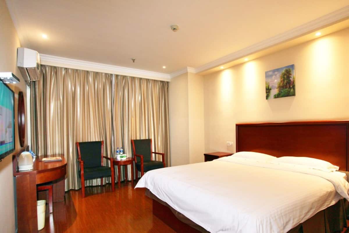 Blackout drapes, iron/ironing board (on request), WiFi (free)