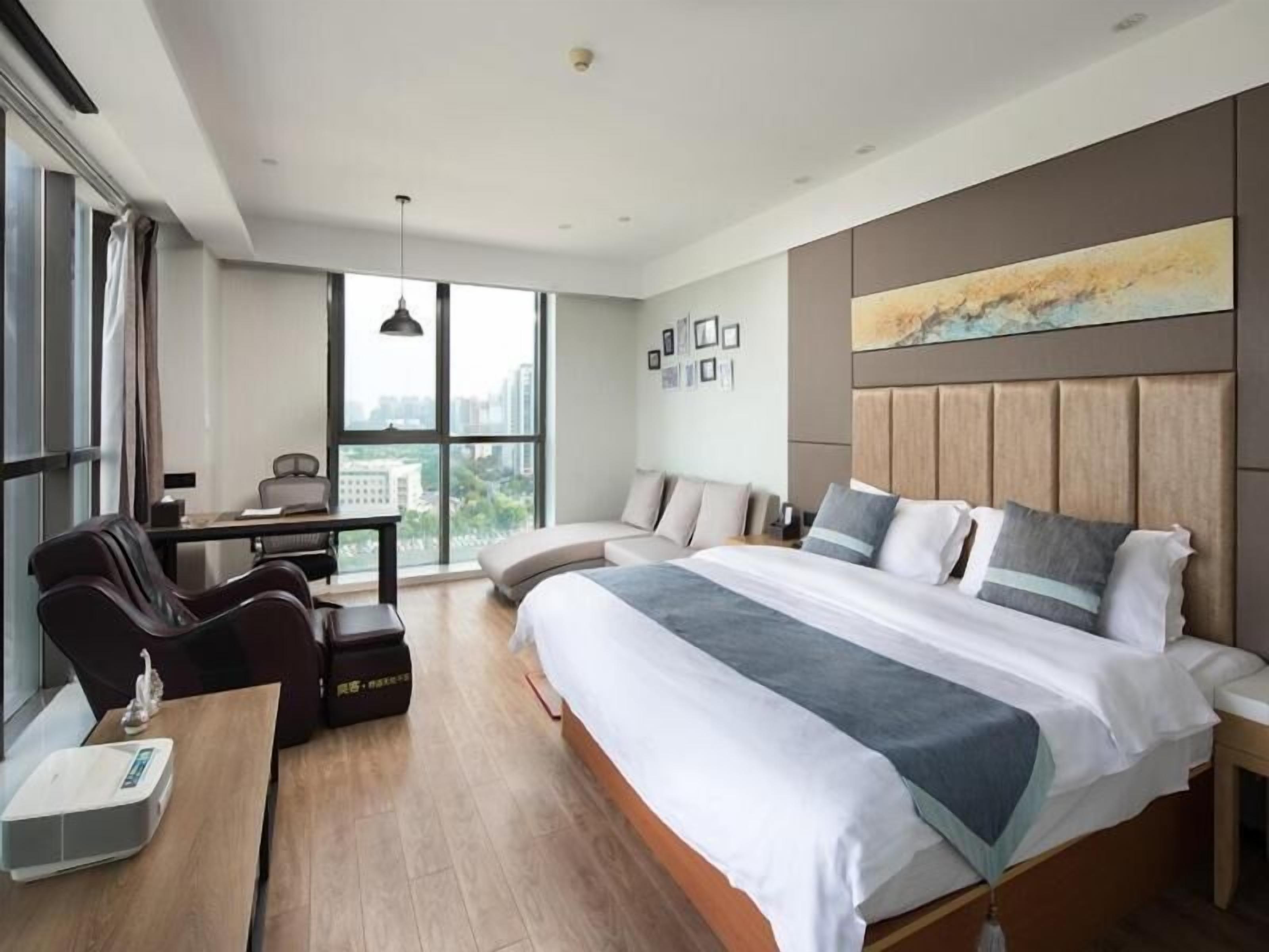 blackout curtains, iron/ironing board, free wifi