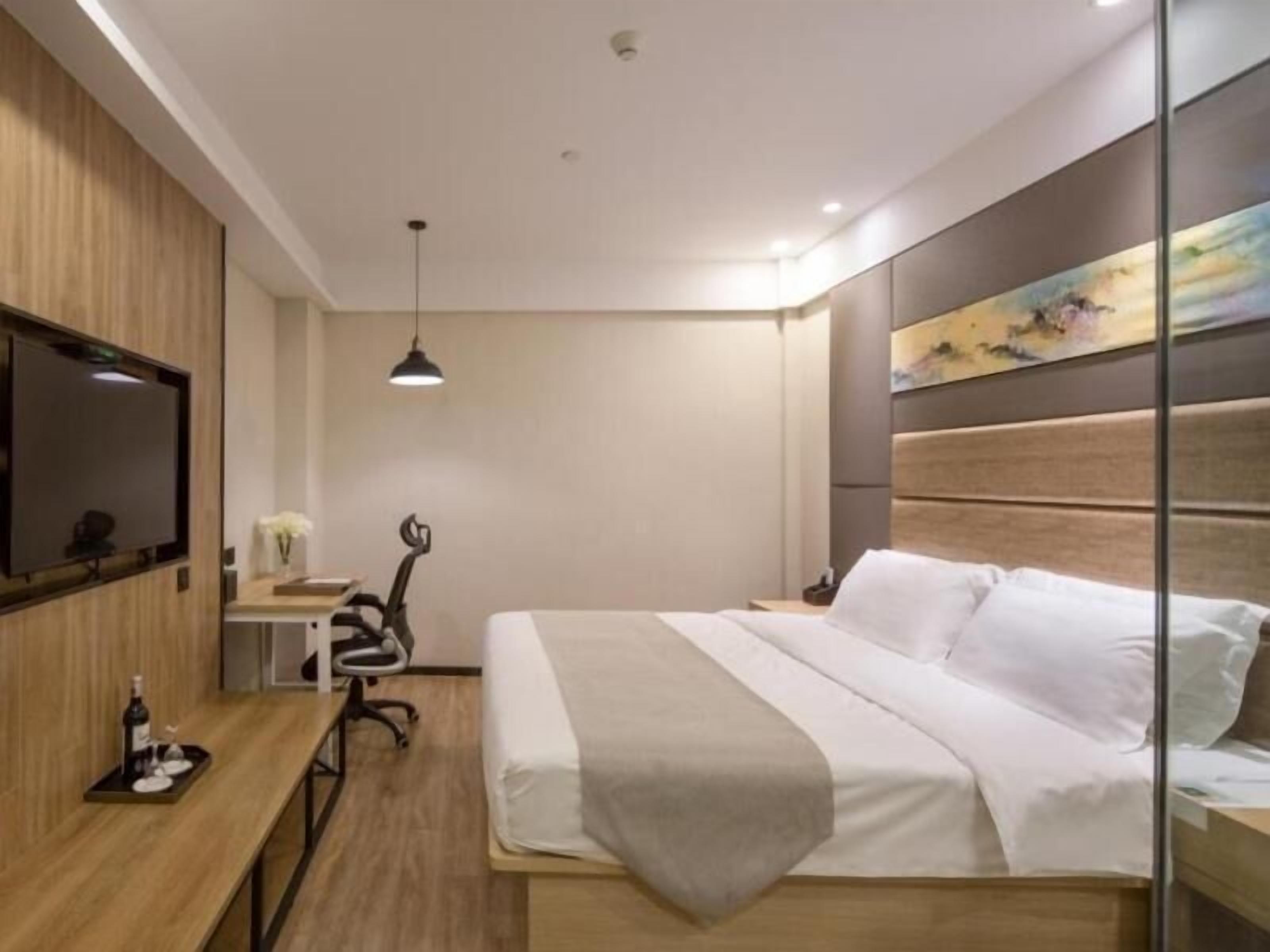 blackout curtains, iron/ironing board, free wifi