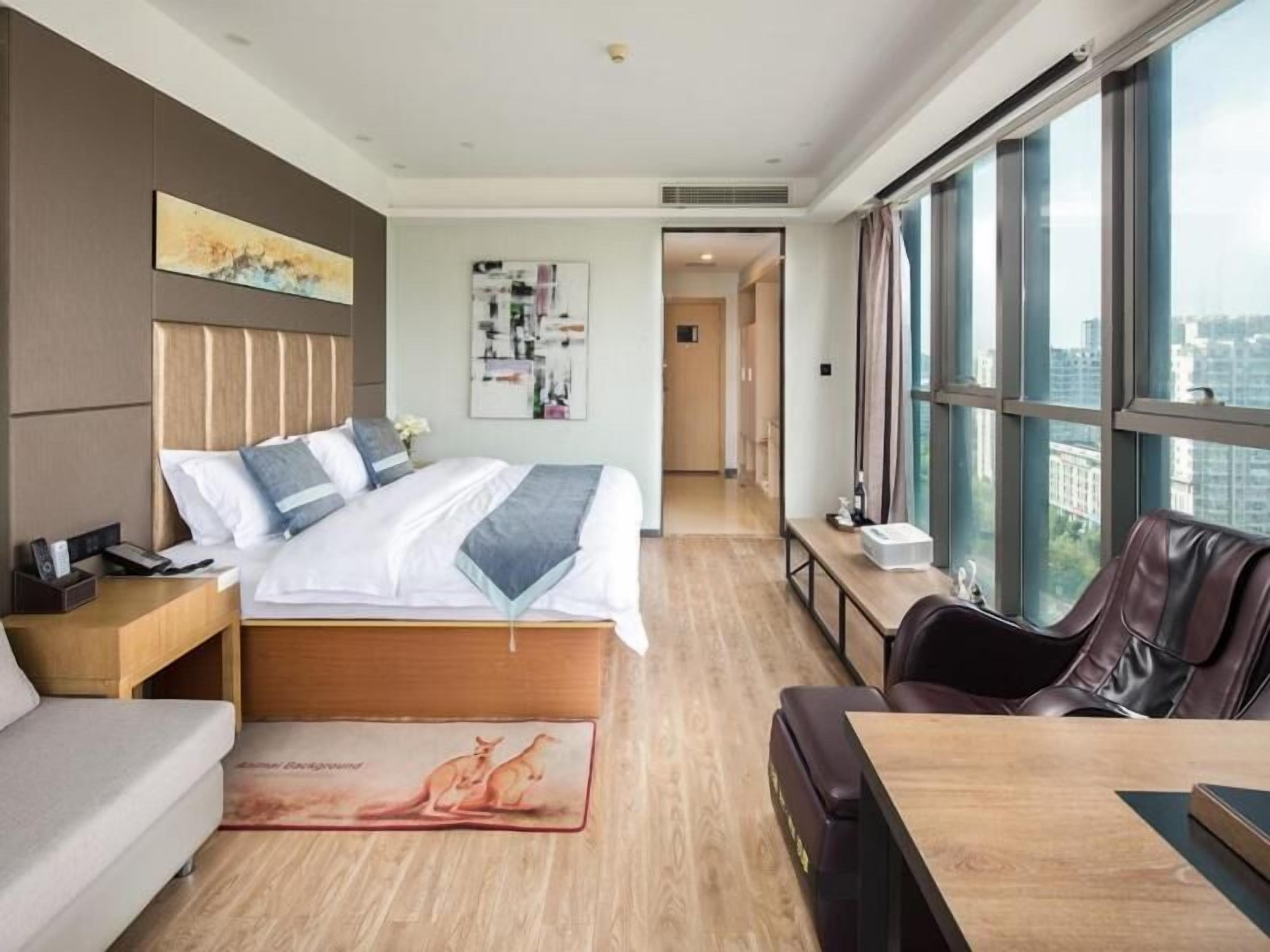 blackout curtains, iron/ironing board, free wifi