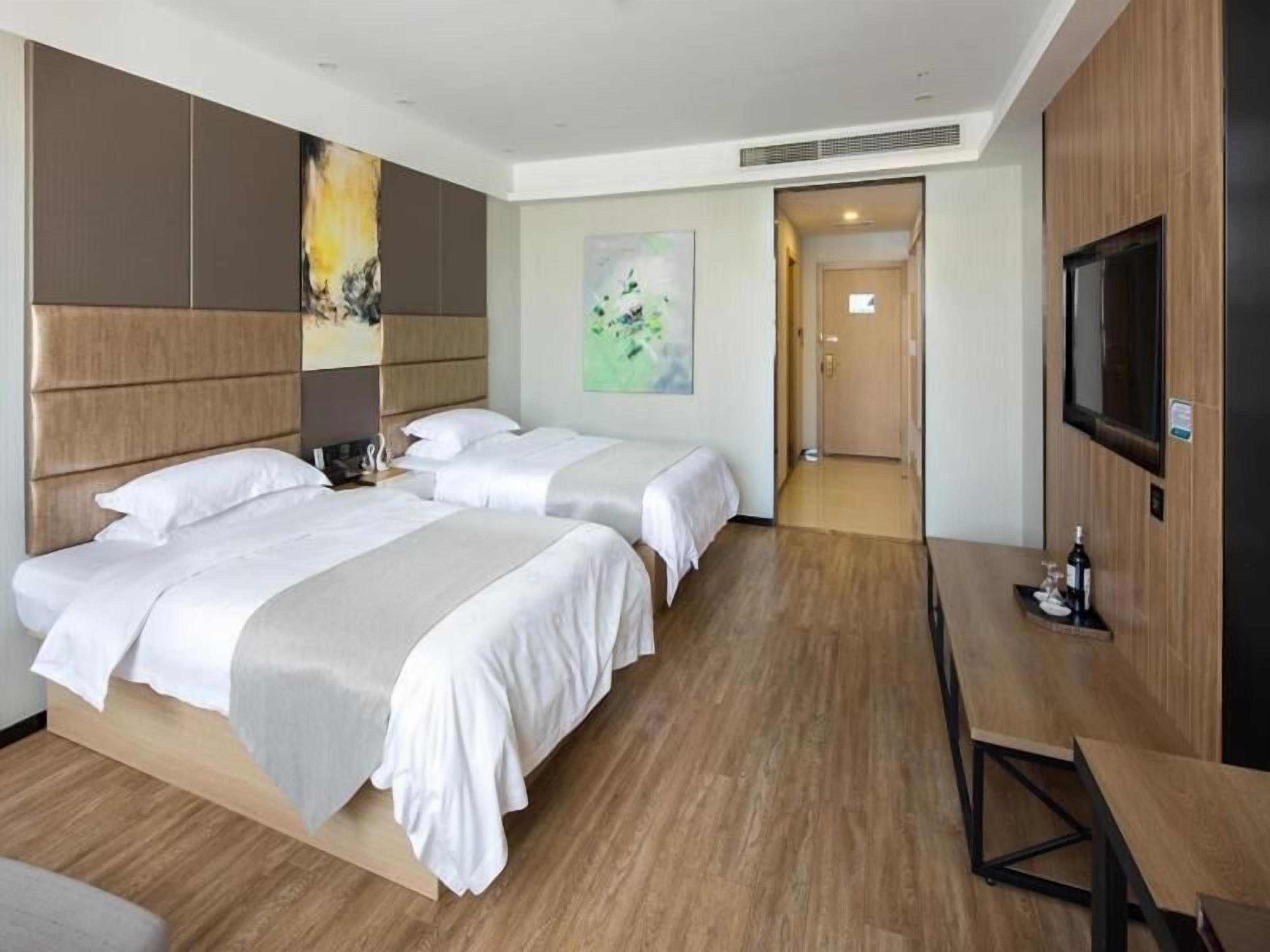 blackout curtains, iron/ironing board, free wifi