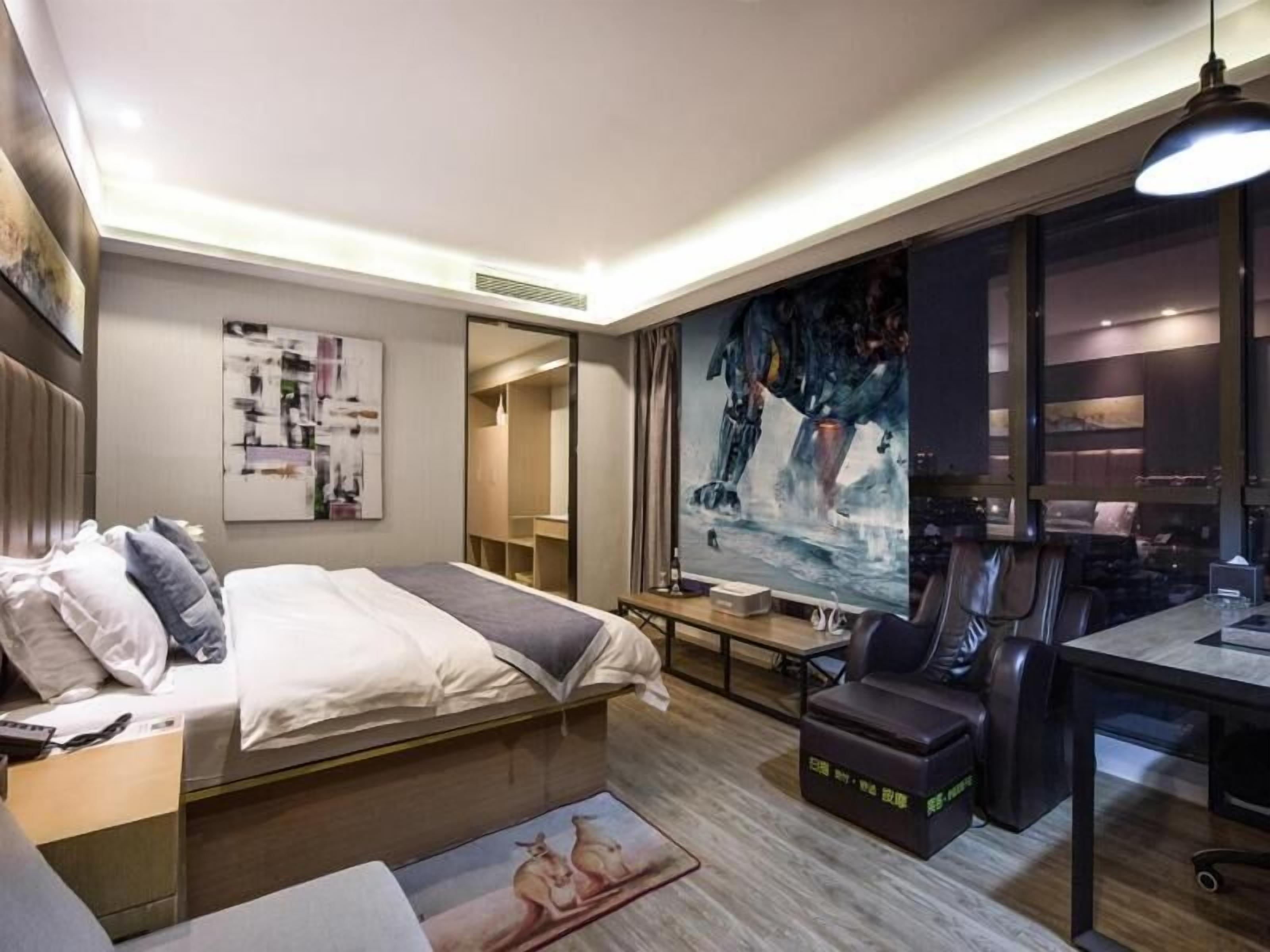 blackout curtains, iron/ironing board, free wifi