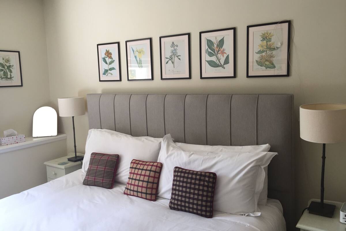 Premium bedding, blackout drapes, iron/ironing board, free WiFi