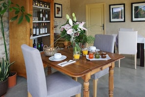 Petit déjeuner continental compris tous les jours