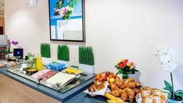 Daily buffet breakfast (EUR 10 per person)