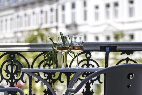 Deluxe Double Room, Balcony | Balcony view - Alex Maastricht (Maastricht)