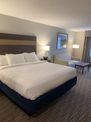 Suite, 1 kingsize-seng med sovesofa (King Executive) | Skrivebord, skrivebord for bærbar PC og blendingsgardiner