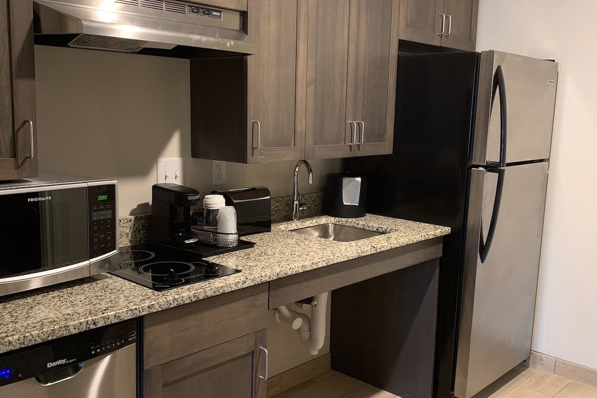 room, 1 king bed, accessible (accessible extended stay) | desk, laptop workspace, blackout curtains, iron/ironing board