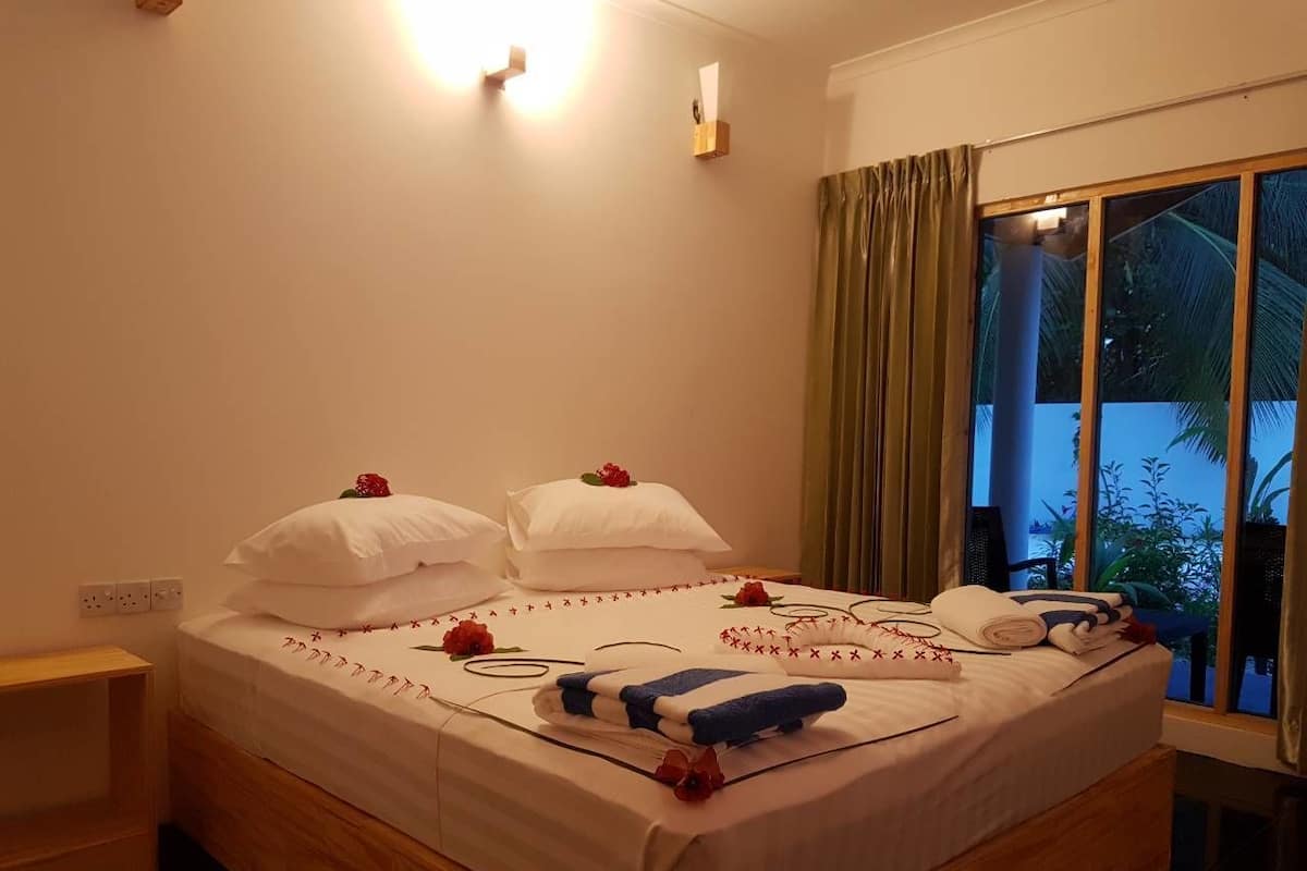 Deluxe kamer | 1 slaapkamer, een minibar, een kluis op de kamer