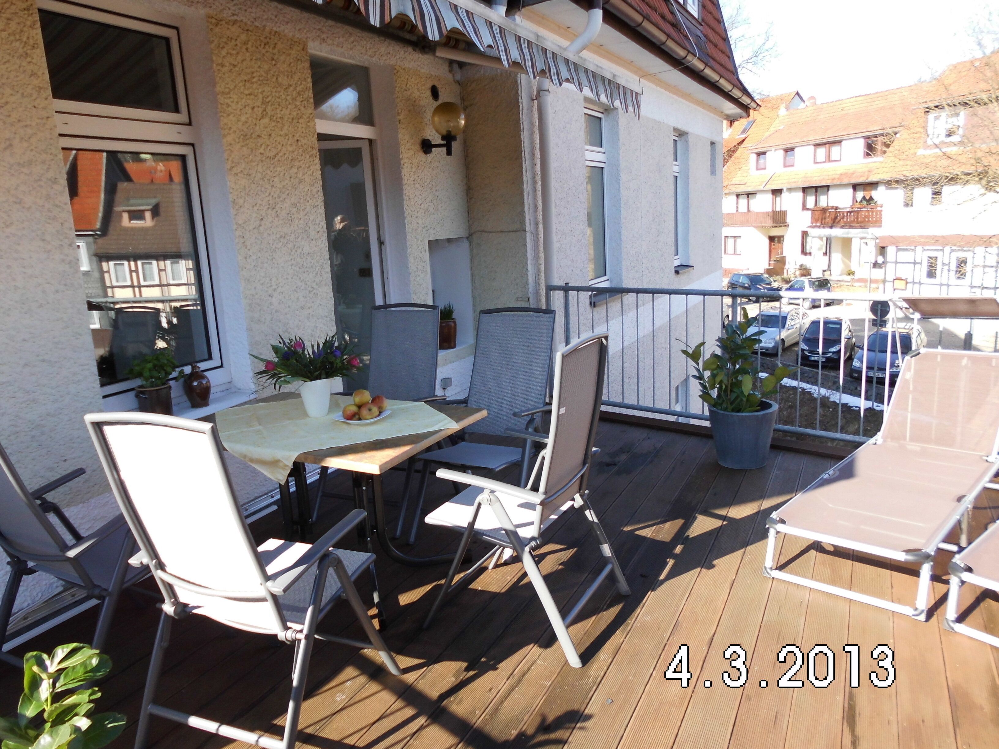 Superior Apartment, Private Bathroom, City View (Typ E - Dachterrasse) | Balcony view