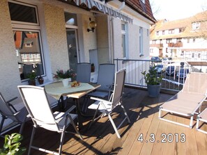 Superior Apartment, Private Bathroom, City View (Typ E - Dachterrasse) | Balcony view - Ferienwohnung Stricker Bad Sachsa (Bad Sachsa)