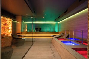 Phòng trị liệu đôi, bồn tắm thủy lực, phòng xông hơi 