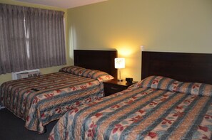 Room, 2 Double Beds, Non Smoking | Desk, free WiFi, bed sheets