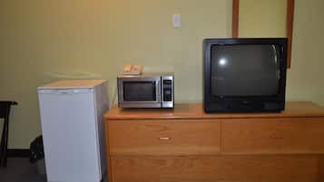 Fridge, microwave