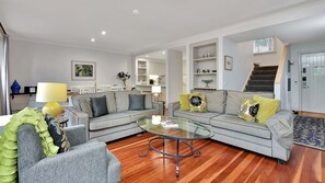 TV, fireplace, DVD player