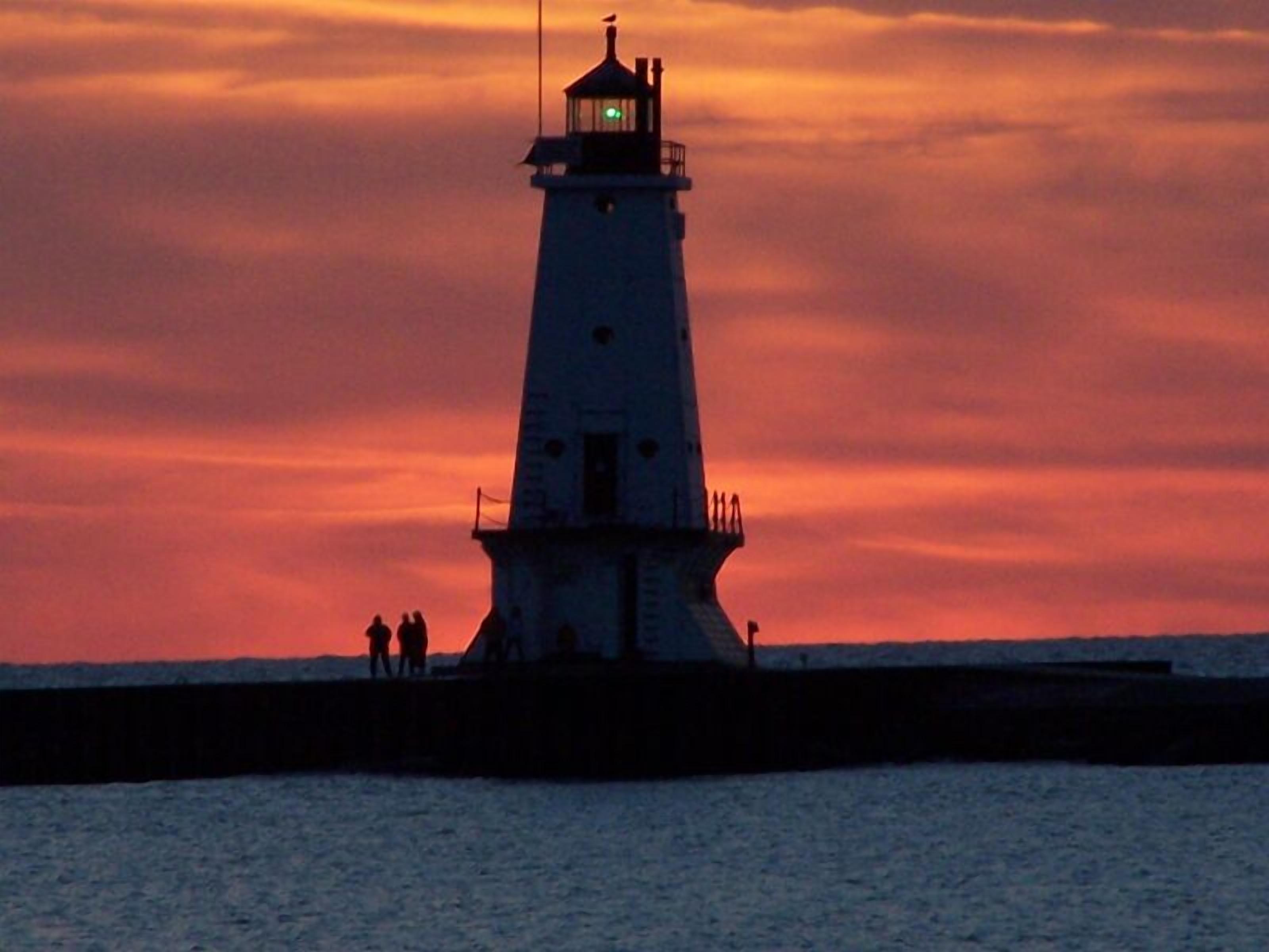 Lighthouse Watch from Top Floor at One Ludington Place