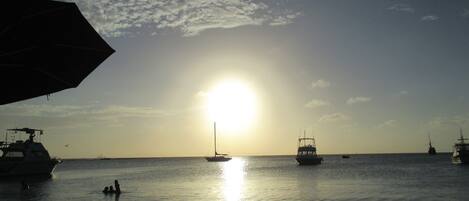 Sun loungers, beach towels
