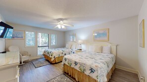 2 habitaciones, tabla de planchar con plancha, internet y ropa de cama 