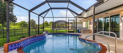 Una piscina climatizada