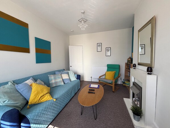 智能電視、壁爐、電子遊戲、DVD 播放機