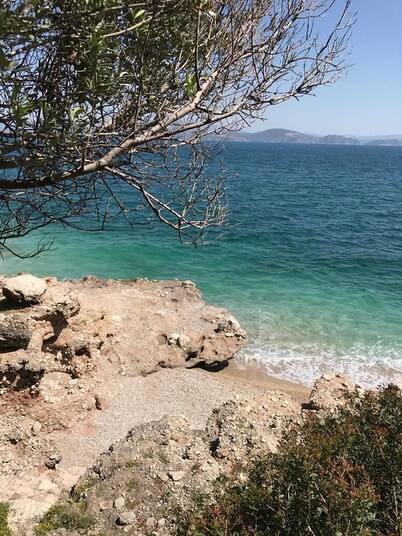 Beautiful Villa by the sea literally steps away from the beach!