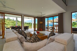 Smart TV, DVD player, books, video library