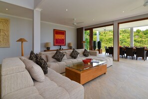 Smart TV, DVD player, books, video library