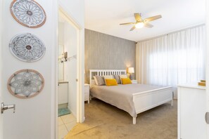 4 slaapkamers, een strijkplank/strijkijzer, wifi, beddengoed