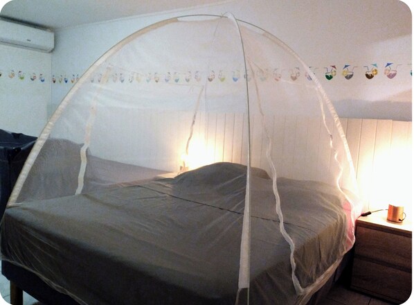 1 habitación, tabla de planchar con plancha, wifi y ropa de cama 