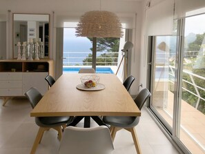 Dining - Holiday rental semidetached with swimming pool in Begur, Sa Tuna (Begur)