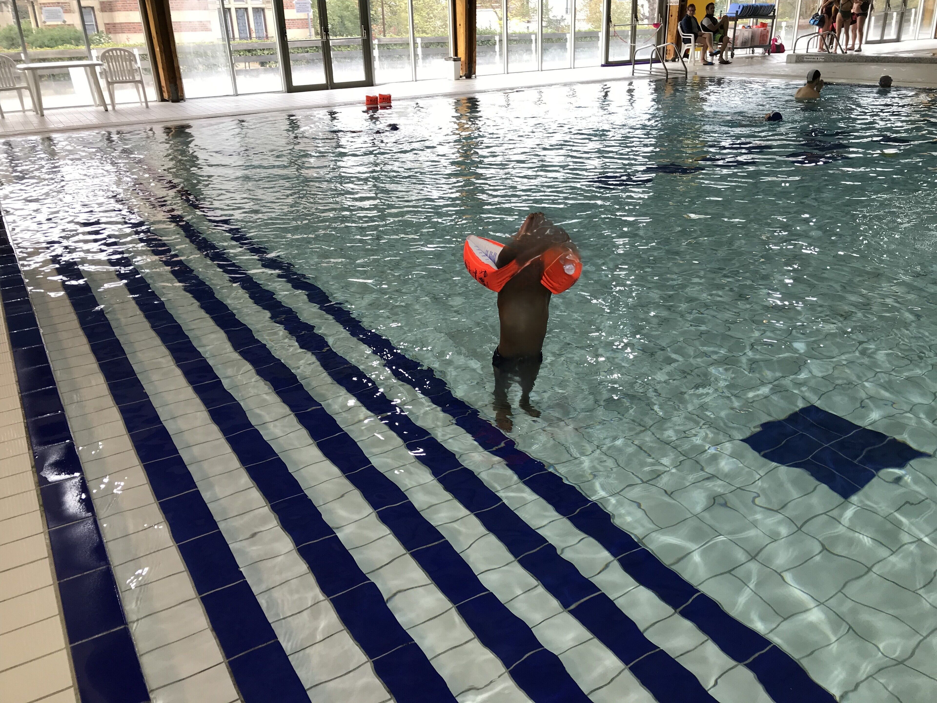 Indoor pool, a heated pool