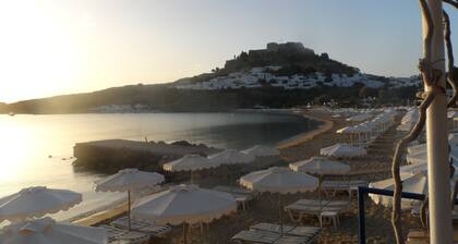 Lindos Olive Suite - Luxus-Apartment mit privaten Dachterrasse und Meerblick