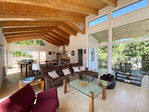 TV, fireplace - Holiday rental villa with swimming pool in Begur, Centre (Begur)