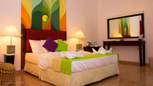 デラックス ダブルルーム | 1 室のベッドルーム、高級寝具、ミニバー、セーフティボックス (室内)