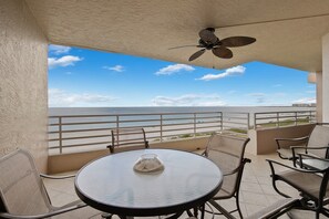 Outdoor dining - Beachfront Condo in Gated Resort..Savor the Views (Marco Island)