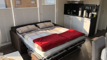 2 camere, culla da viaggio, Wi-Fi gratuito, lenzuola